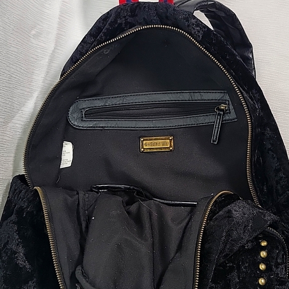 Leather Velour Cusom bag backpack - Picture 6 of 8